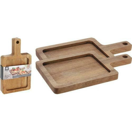 Sada 2 servisních desek z akácie