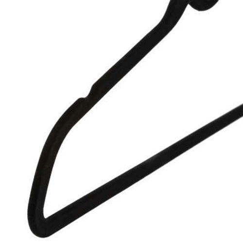 5five simply smart sada 8 černých filcových otočných ramínek na oblečení do skříně