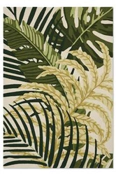 Venkovní moderní koberec Manila Artichoke 140x200 květinový na terasu a balkon snadno čistitelný