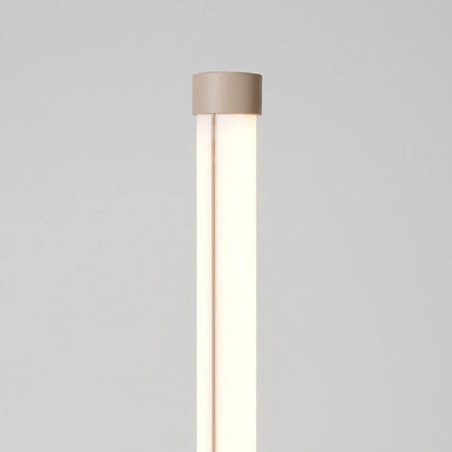 TRANG moderní LED stojací lampa do obývacího pokoje taupe 3000K