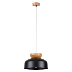 Závěsné svítidlo MARION černé skandinávské kulaté do kuchyně a jídelny nastavitelné