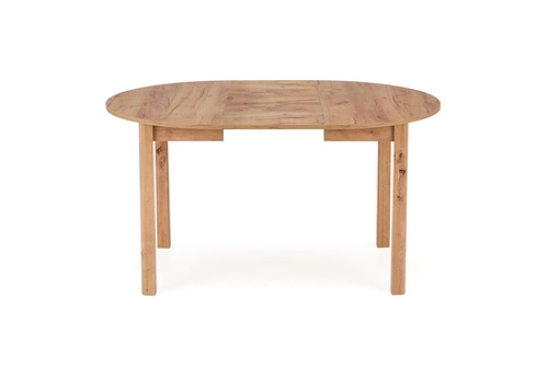 Rozkládací kulatý jídelní stůl Nigo Intesi dub přírodní moderní 102–142 cm