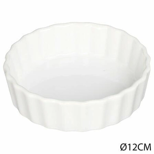 Keramická zapékací miska na tartaletky 12,5 cm bílá 5five simply smart kulatá do trouby