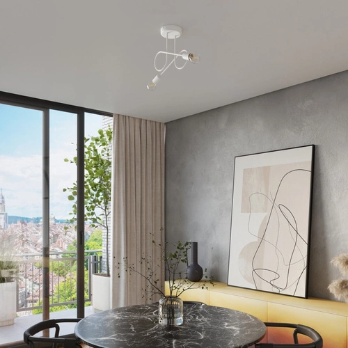 Lustra LOOP 2 bílý