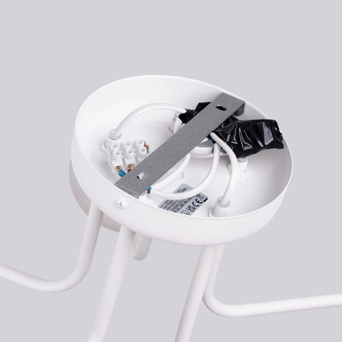 Lustr Astral 5 bílý minimalistický skleněné koule moderní Sollux Lighting