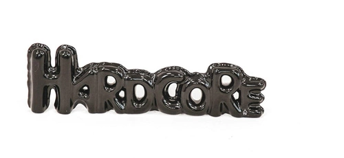 Dekorační figurka Hardcore balonová černá moderní do obýváku HV decor 33,4 cm