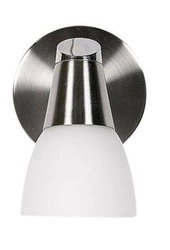 Nástěnné svítidlo Selia 1x40W G9 nikl mat/chrom bílá (bž)