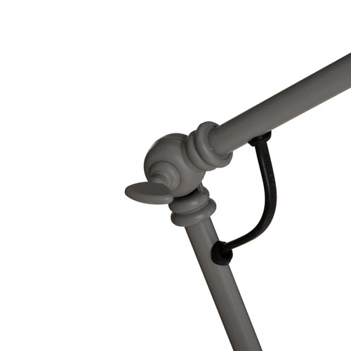 Stolní LED lampa Aude šedá moderní nastavitelná do pracovny a studentského pokoje Atmosphera