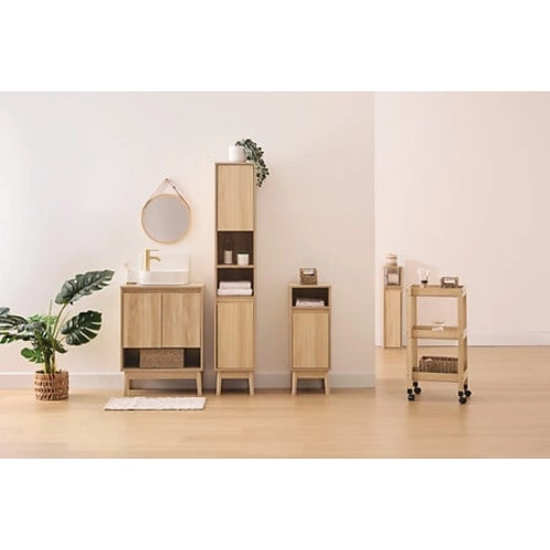 Vysoká skříňka Abana přírodní