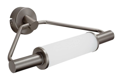 Nástěnné svítidlo Major moderní bílé a nikl do koupelny nad zrcadlo 2xG9 CANDELLUX