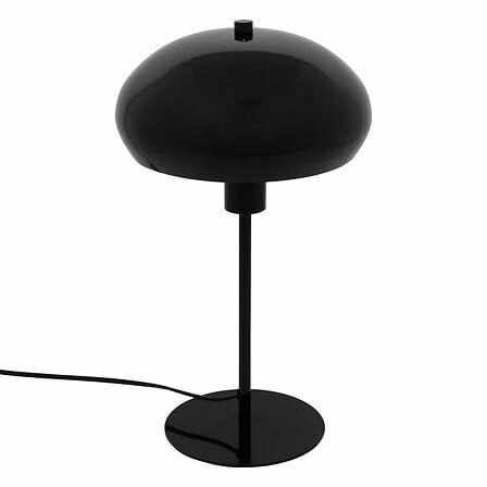 Stolní lampa Savio černá moderní kovová noční lampička do ložnice Atmosphera 38 cm
