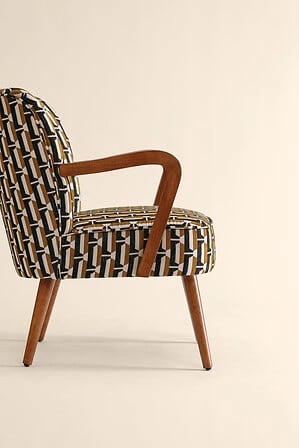 Křeslo Chiara hnědé