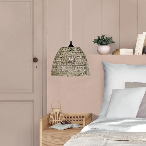 Přírodní závěsná lampa Jada 35 cm