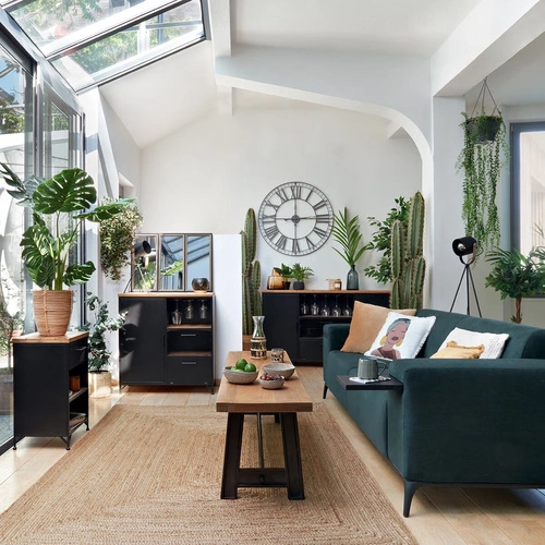 Atmosphera jutový koberec boho do obýváku 120x170 přírodní obdélníkový koberec z juty