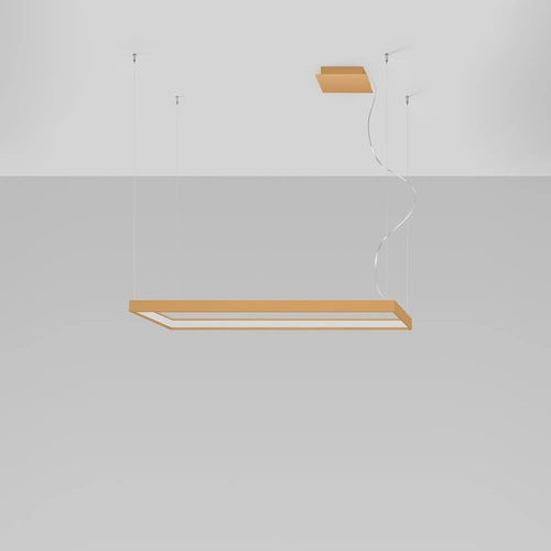 LED lustr Tuula M zlatý moderní do obýváku loftový kovový 150 cm Thoro