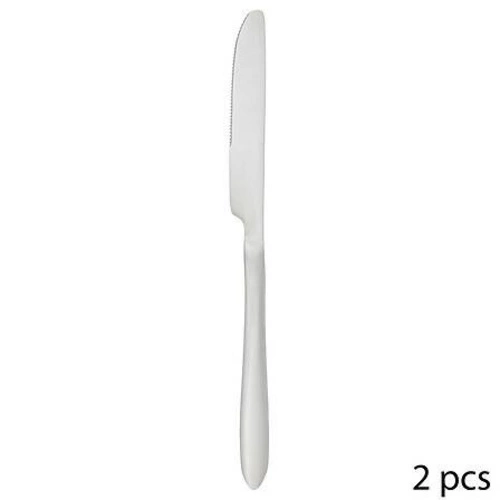 Sada 2 jídelních nožů Nevis 5five simply smart moderní stříbrné příbory nerezová ocel myčka