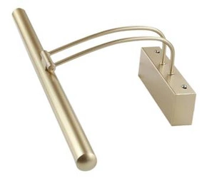 Nástěnné LED svítidlo Renoir 8W moderní zlaté glamour do obýváku a ložnice 46 cm
