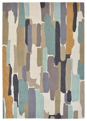 Venkovní moderní koberec Trattino Sea Glass 160x230 cm geometrický do zahrady a na terasu