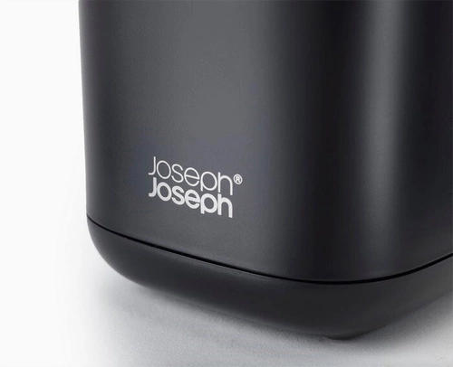 Joseph Joseph EasyStore černý koupelnový organizér na zubní kartáčky a pastu