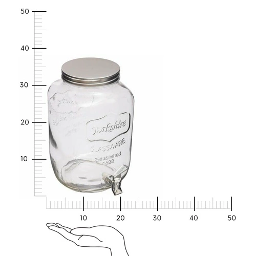 Skleněný nápojový zásobník s kohoutkem Yorkshire 8 l na party moderní 5five simply smart