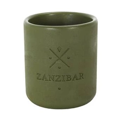 Vonná svíčka Earth Zanzibar zelená Intesi moderní dekorativní do obýváku 10 cm