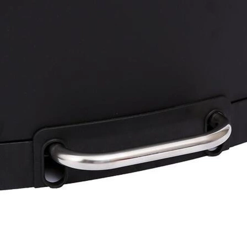 Kuchyňský odpadkový koš Ariane 30 l černý kovový s pedálem moderní 5five