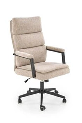 Ergonomická kancelářská židle Nurah béžová moderní s područkami na kolečkách TILT