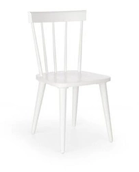 Dřevěná jídelní židle Kleya bílá skandinávská moderní 85 cm Intesi