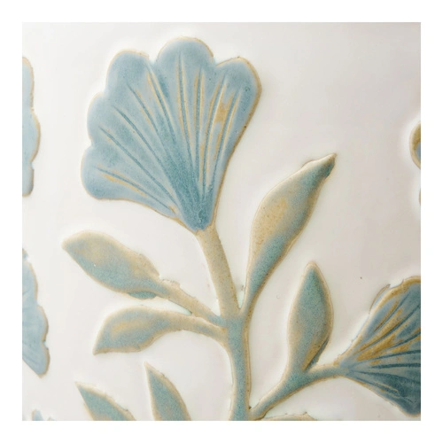 Keramický květináč Miłorząb bílý do obýváku House Nordic 22,5 cm