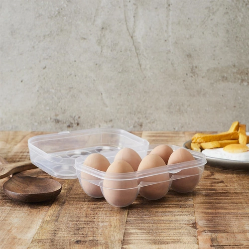 Plastový kontejner na vejce průhledný