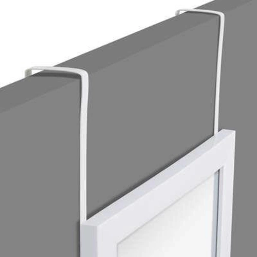 Obdélníkové zrcadlo na dveře 35x109 cm bílý rám do předsíně 5five simply smart