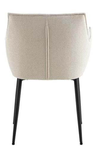 Čalouněná jídelní židle Bonita béžová s područkami moderní Actona