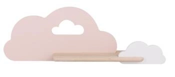 Nástěnná lampa Cloud 5W LED 4000K iq kids pink+white