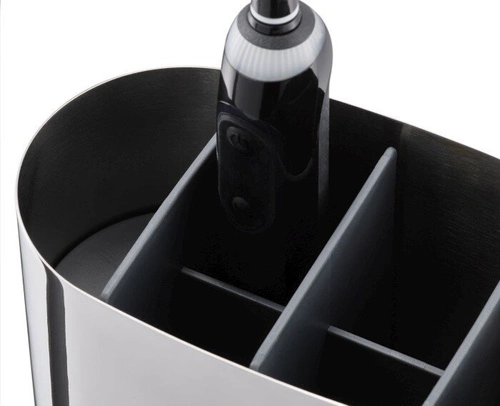 Joseph Joseph EasyStoreLuxe nerezový koupelnový organizér na zubní kartáčky moderní