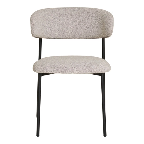 Židle Mira boucle sand/black