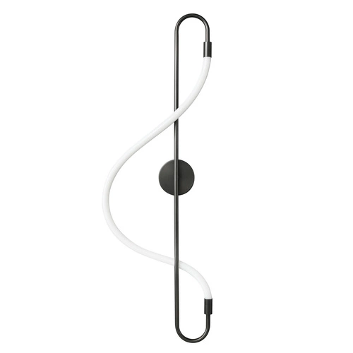 Nástěnné svítidlo ESSA černé 90 cm