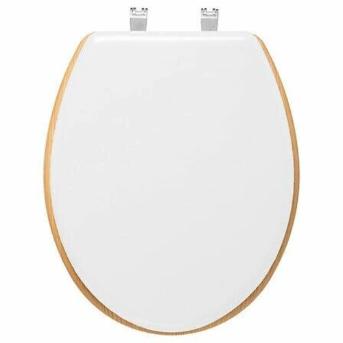 Modern pomalu klesající WC sedátko bílé z duroplastu pro moderní toalety