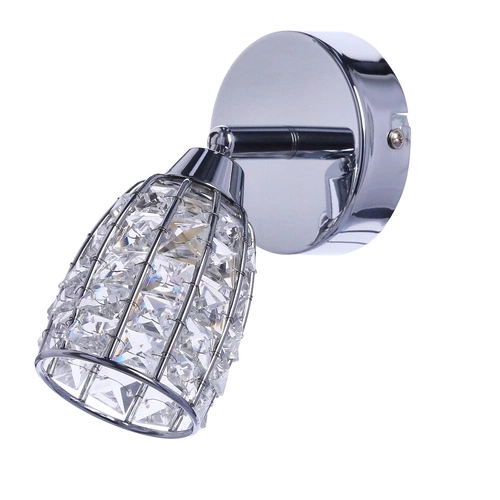 Nástěnné svítidlo Shiba chrom moderní křišťálové do obýváku a ložnice CANDELLUX LIGHTING