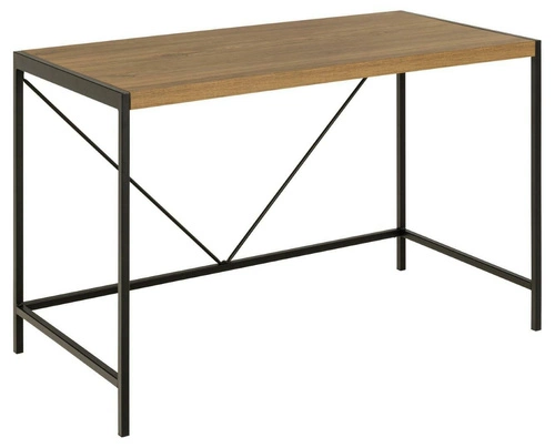 Industriální psací stůl Bahamas dub rustikální 120x60 cm moderní do pracovny a kanceláře Actona