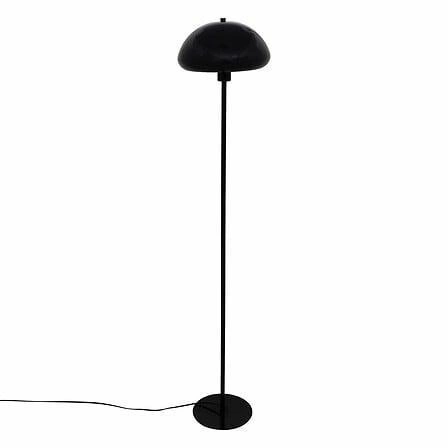 Moderní černá stojací lampa Savio 140 cm do obýváku a ložnice Atmosphera