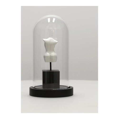 Dekorativní soška Afrodita ve skle glamour Atmosphera do obýváku nebo jako dárek 21 cm