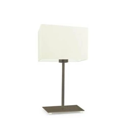 Noční lampička AMALFI moderní s ecru stínidlem na zlaté konstrukci do ložnice LYSNE