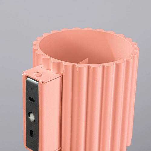 Moderní nástěnné svítidlo AURA v broskvové barvě hliník do obýváku a ložnice