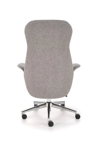 Ergonomická kancelářská židle Lix šedá otočná na kolečkách s područkami do kanceláře