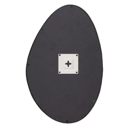 Sada 5 oválných dekorativních zrcadel Organic Shape ve zlatém rámu do obýváku Intesi