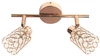 Stropní svítidlo York glamour nastavitelné zlaté růžové zlato do obýváku a ložnice 2bodové