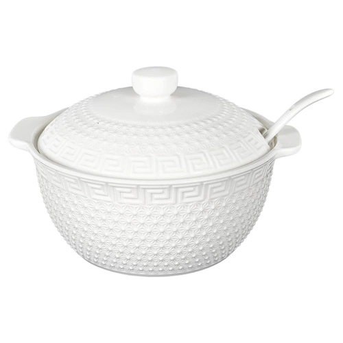 Sada na servírování polévky, lžíce, 6 misek