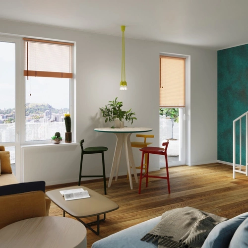 Závěsné svítidlo Diego žluté moderní nastavitelné do kuchyně a obýváku