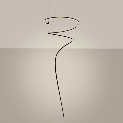 Lustr BJORN černá LED 3000K