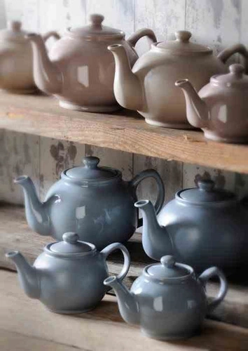 Price&Kensington moderní keramická čajová konvice 0,45l šedá matná